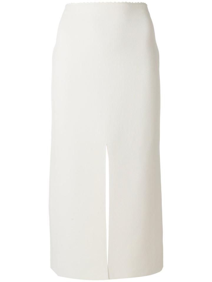 Proenza Schouler Knit Pencil Skirt - White