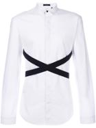 Unconditional Cross Strap Shirt - White