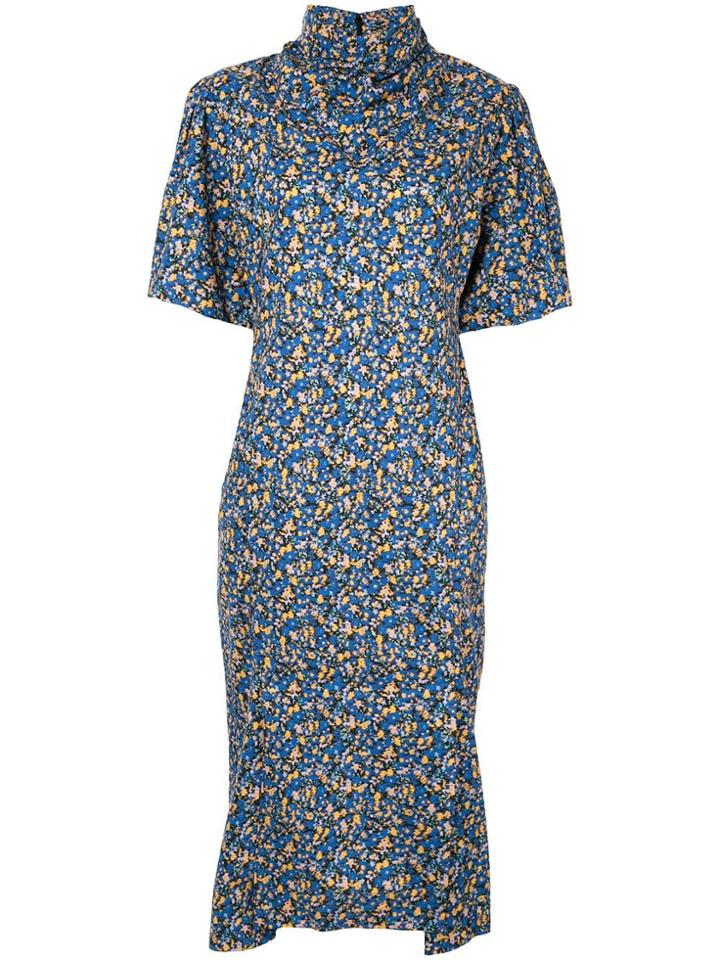 Camilla And Marc Majella Printed Dress - Blue