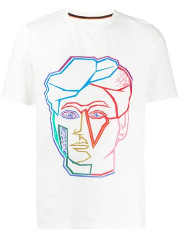Paul Smith Face Print T-shirt - White