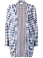 Christian Wijnants Kameko Checked Cardigan - Blue