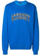 Stussy Embroidered Logo Sweatshirt - Blue