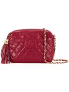 Chanel Vintage Fringe Detail Shoulder Bag - Red
