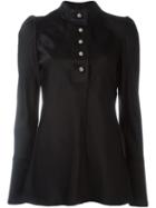 Proenza Schouler Longsleeved Blouse, Women's, Size: 8, Black, Acetate/viscose/silk