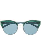 Marni Cat Eye Frame Sunglasses - Blue