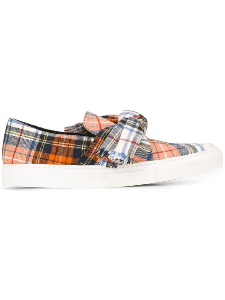 Cédric Charlier Knot Detail Slip-on Sneakers