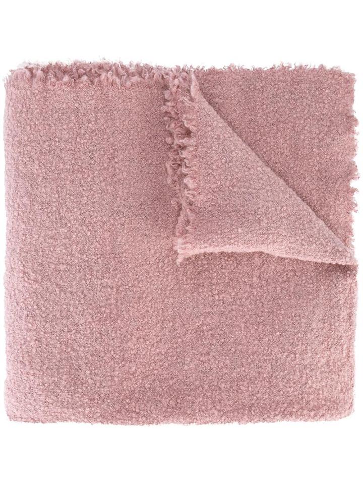 Faliero Sarti 'alexia' Scarf, Women's, Pink/purple, Polyamide/cashmere/virgin Wool