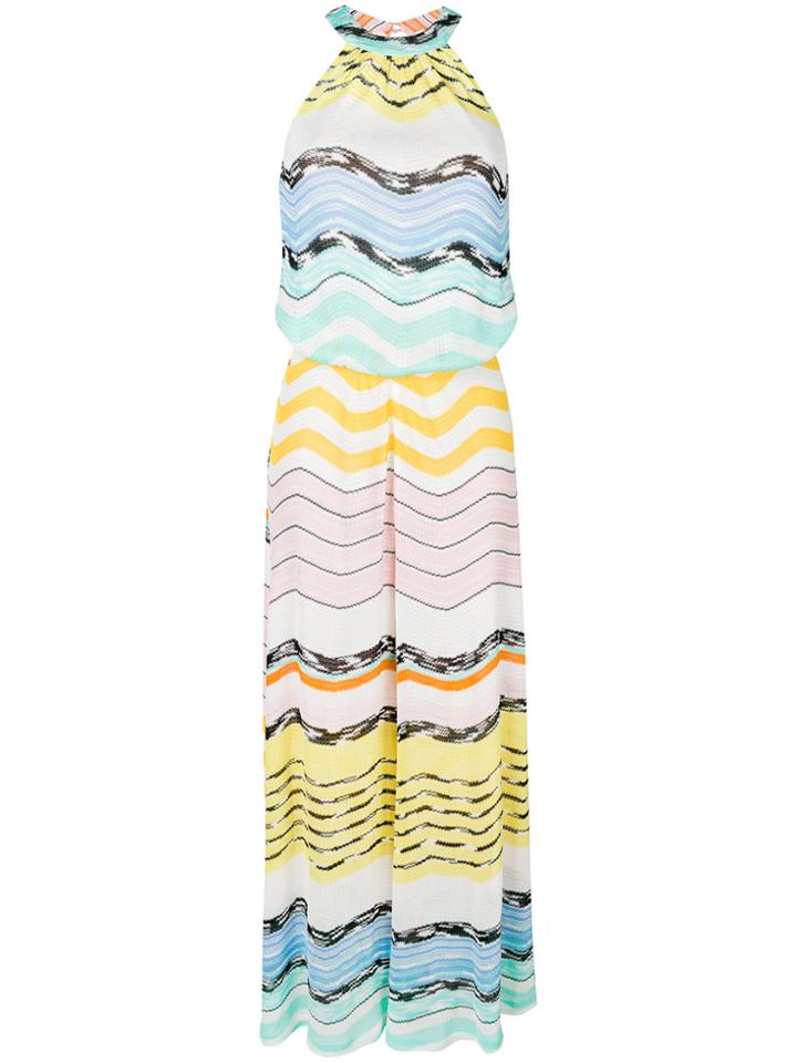 Missoni Chevron Wide Leg Jumpsuit - Multicolour