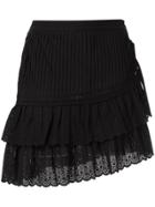Sir. Celié Pleated Mini Skirt - Black