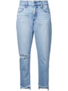 Nobody Denim Split Jeans, Women's, Size: 24, Blue, Cotton