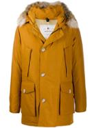Woolrich Mid-length Parka Coat - Brown