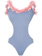 La Reveche Jumeira Flower Swimsuit - Blue