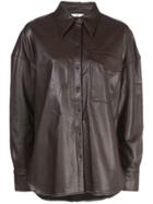 Tibi Relaxed Utility Blouse - Brown