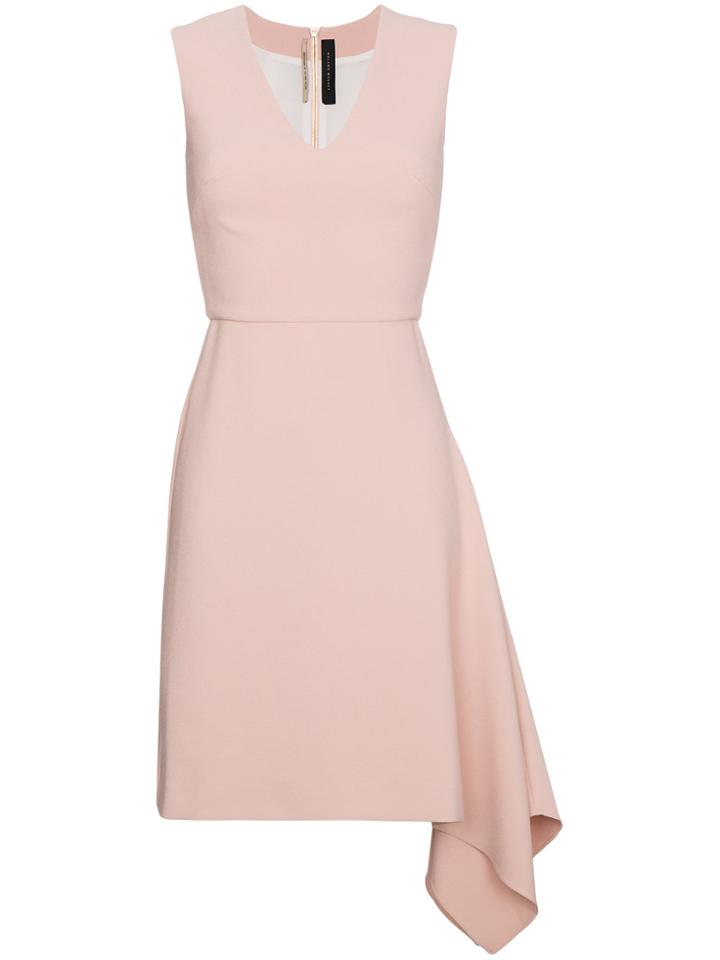 Roland Mouret Asymmetric Mini-dress - Pink & Purple