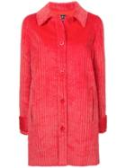 A.p.c. Perfectly Fitted Coat - Red