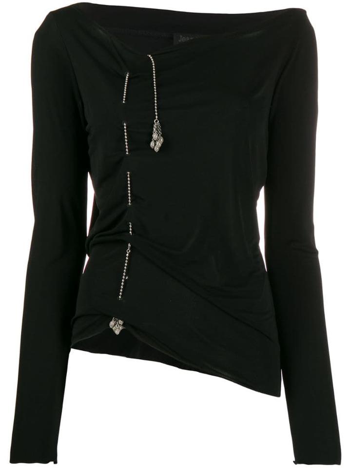 Jean Paul Gaultier Pre-owned Chain Detail Top - Black