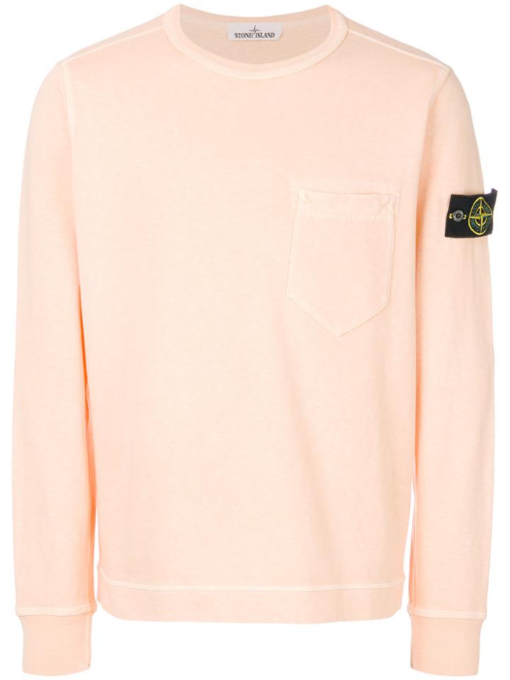 Stone Island Classic Long-sleeve Sweatshirt - Yellow & Orange