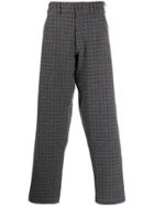Comme Des Garçons Shirt Boys Oversized Check Trousers - Blue
