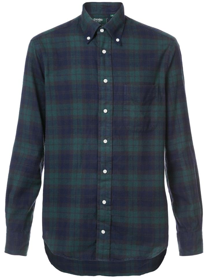 Gitman Vintage Checked Shirt - Green