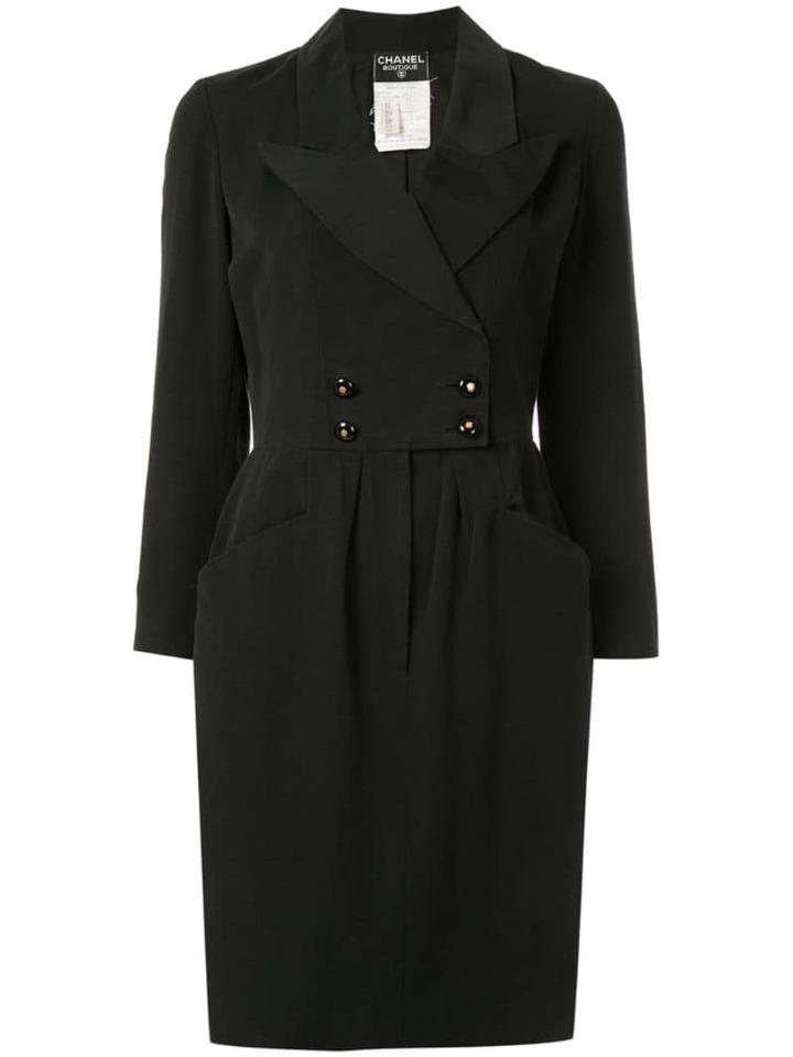 Chanel Pre-owned Tuxedo Dress - Black