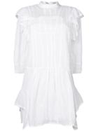 Isabel Marant Étoile Ruffled Trim Dress - White