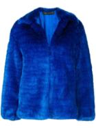 Sally Lapointe Faux-fur Jacket - Blue