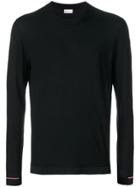 Moncler Classic Fitted Sweater - Black