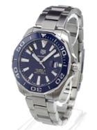 Tag Heuer 'aquaracer Calibre 5' Analog Watch, Men's, Stainless Steel
