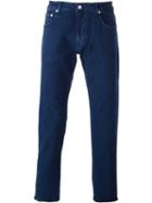 Pt05 Straight Leg Jeans, Men's, Size: 34, Blue, Cotton/spandex/elastane