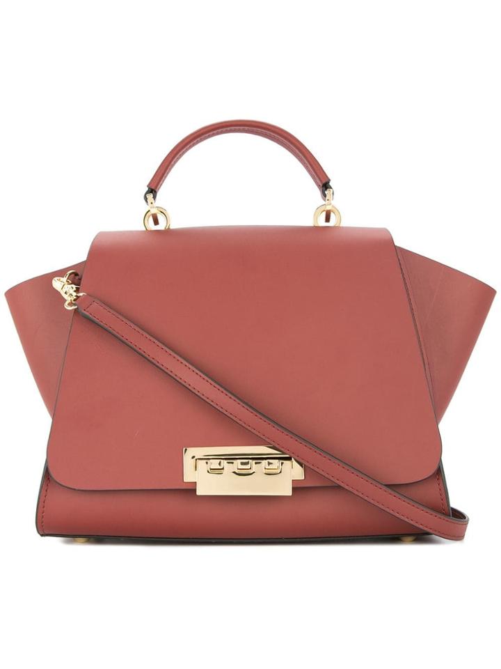 Zac Zac Posen Eartha Iconic Soft Top Handle Shoulder Bag - Red