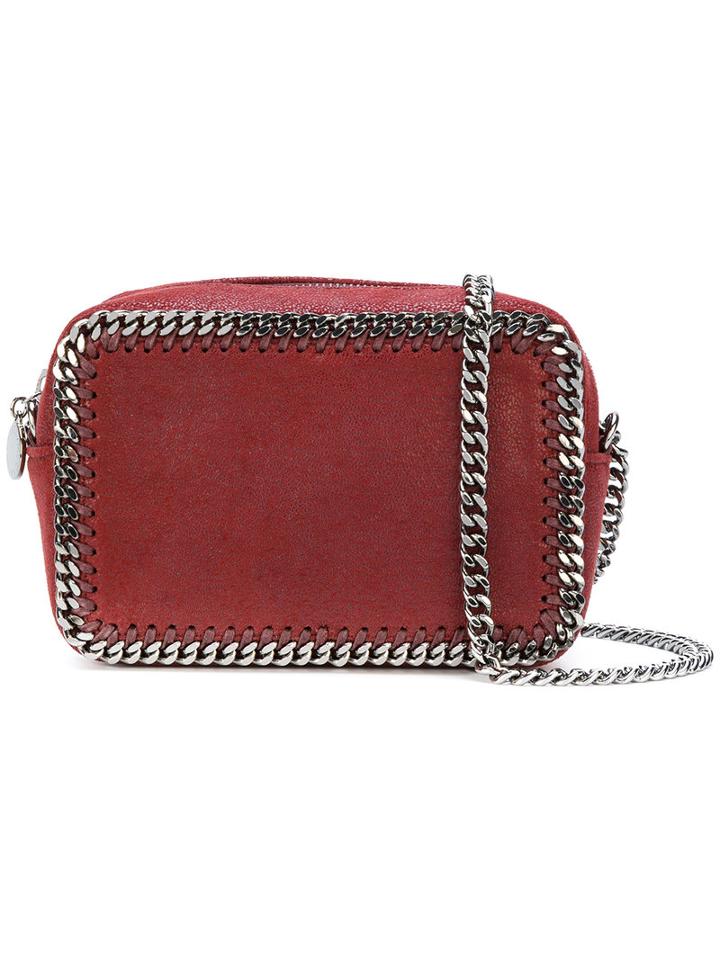 Stella Mccartney - Falabella Crossbody Bag - Women - Polyester/metal - One Size, Pink/purple, Polyester/metal
