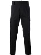 Dsquared2 Cargo Trousers, Men's, Size: 50, Black, Cotton/spandex/elastane