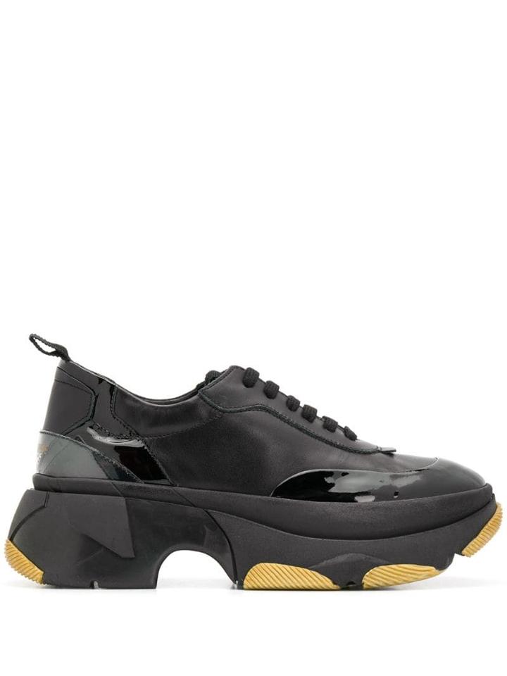 Patrizia Pepe Chunky Sole Sneakers - Black