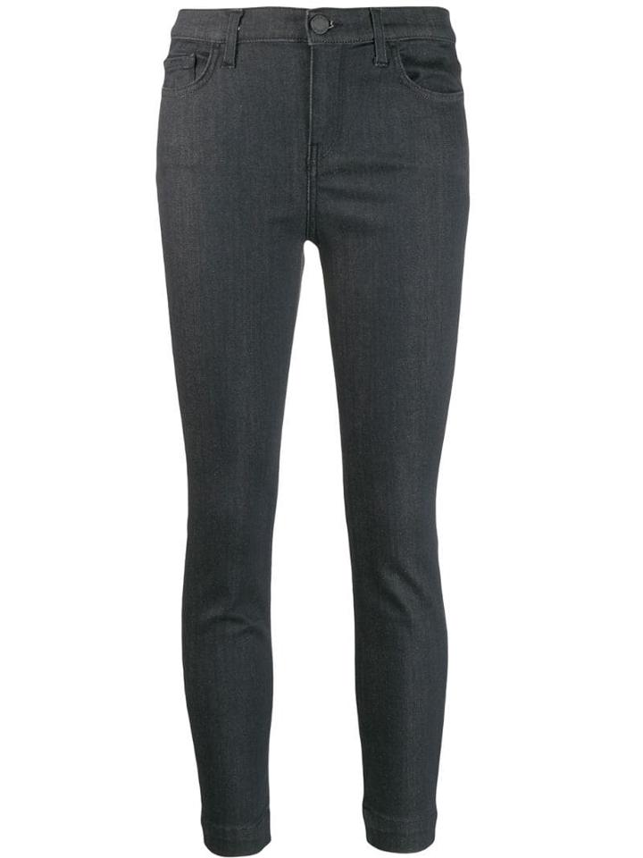 Pinko Sabrina Skinny Cropped Jeans - Black