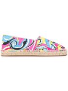 Emilio Pucci Printed Espadrilles - Pink