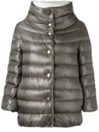 Herno Reversible Padded Jacket, Women's, Size: 40, Grey, Polyamide/goose Down/feather