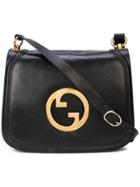 Gucci Vintage Logo Shoulder Bag - Black