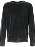 Osklen Jogging Sweatshirt, Men's, Size: G, Black, Cotton/polyester