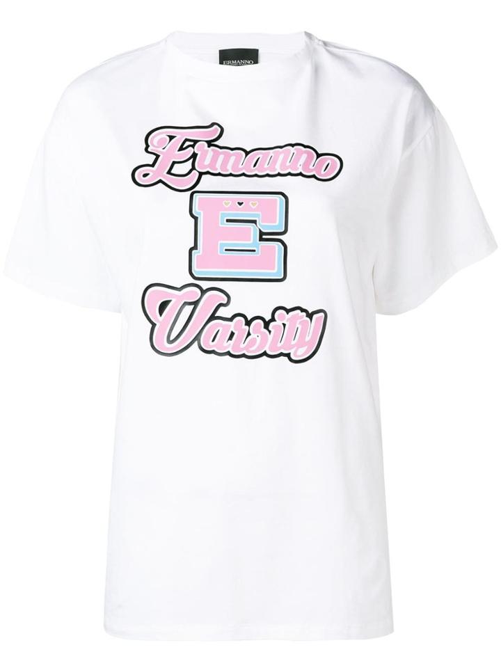 Ermanno Ermanno Varsity T-shirt - White