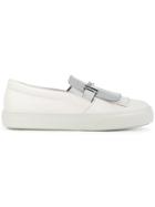Tod's Double T Slip-on Sneakers - White