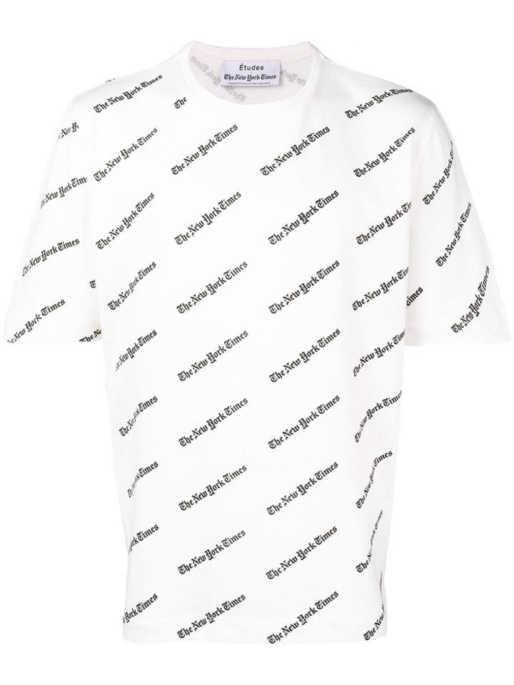 Études Ny Times T-shirt - White