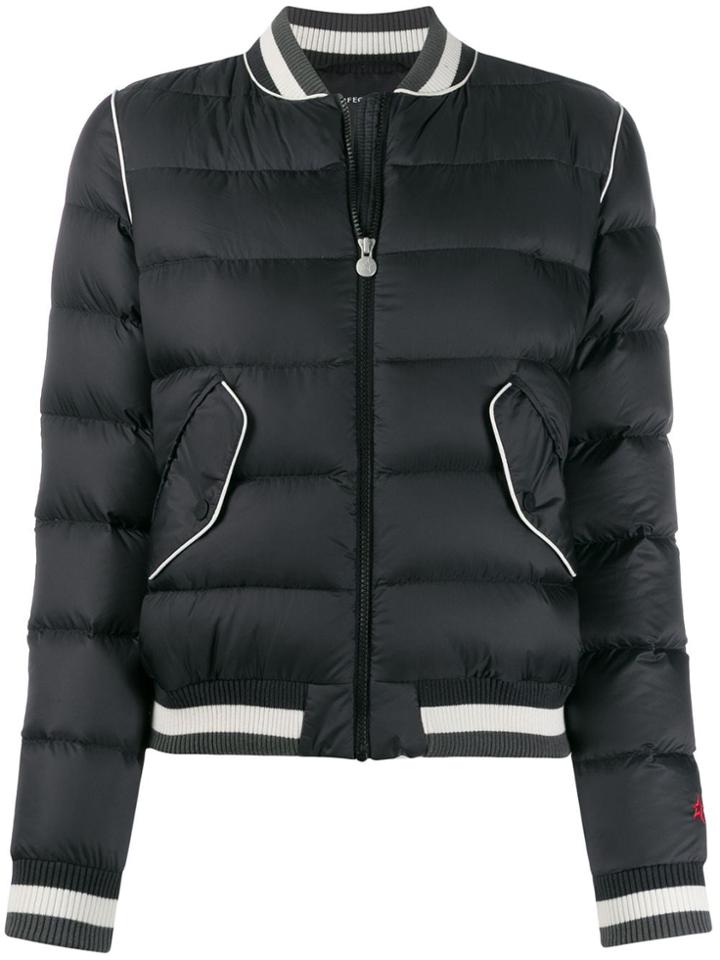 Perfect Moment Quilted Bomber Jacket - Black