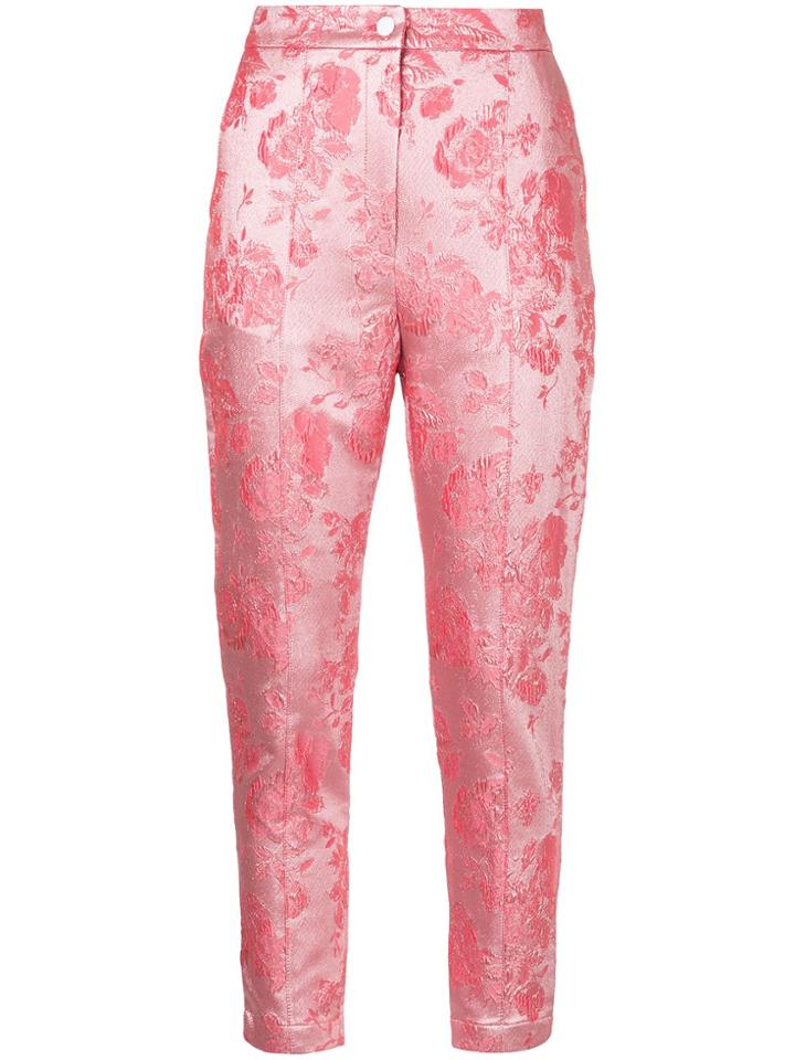 Manning Cartell Metallic Kyoto Calling Floral Trousers - Pink & Purple