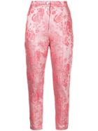 Manning Cartell Metallic Kyoto Calling Floral Trousers - Pink & Purple