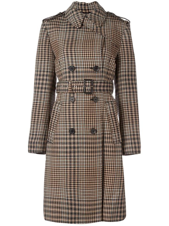 3.1 Phillip Lim Houndstooth Trench Coat