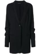 Rundholz Ruched Sleeve Jacket - Black