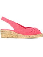 Castañer Dayana Wedge Espadrilles, Women's, Size: 40, Pink/purple, Canvas/rubber