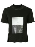 Song For The Mute Front Printed T-shirt - Black
