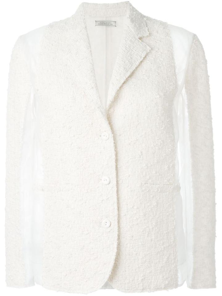 Nina Ricci Panelled Tweed Blazer