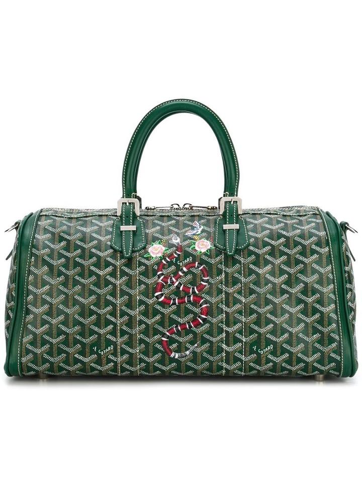 Goyard Vintage 'croisiere' Tote, Women's, Green